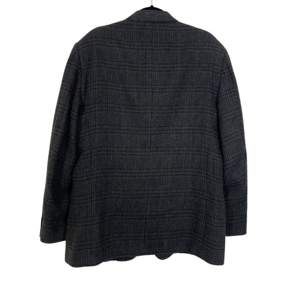Cellini Collection Grey Plaid Blazer • Size XL - Picture 3 of 7